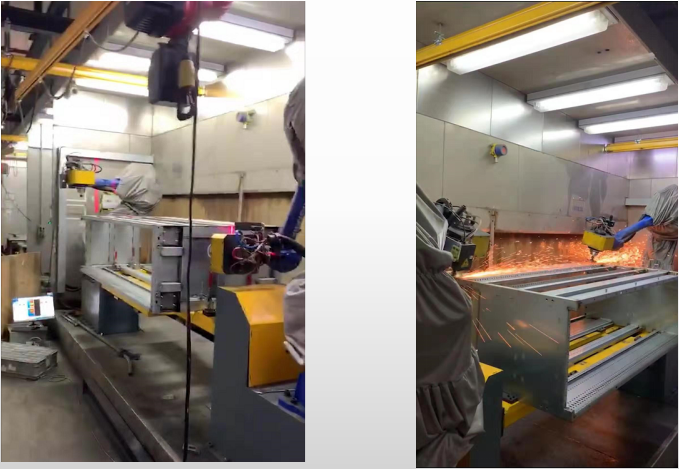 蘇州中達(dá)服務(wù)器機(jī)箱3D焊疤打磨系統(tǒng)案例