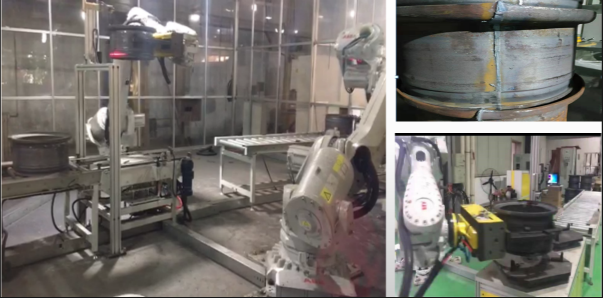 輪轂自動(dòng)化焊縫打磨解決方案